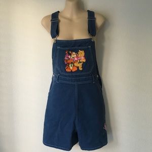 Vintage UO Disney Women’s Bib Overalls Denim Pooh